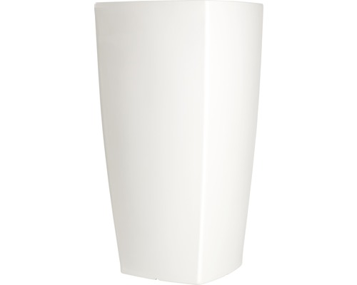 Vase Degardo Trevia II plastique 67,5x67,5x130 cm blanc Jardinière carrée