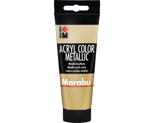 Peinture acrylique pour artiste Marabu Acryl Color 084 or 100 ml