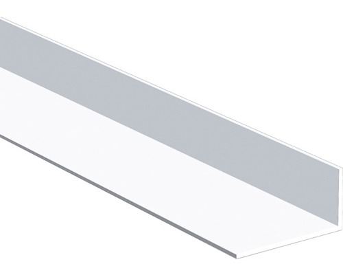 Barre d'angle PVC 20x40x1000 mm blanc