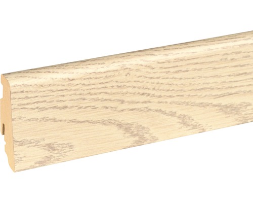 SKANDOR Sockelleiste Steineiche FOEI806 FU060L 19 x 58 x 2400 mm Fußleiste mit Holzdekor