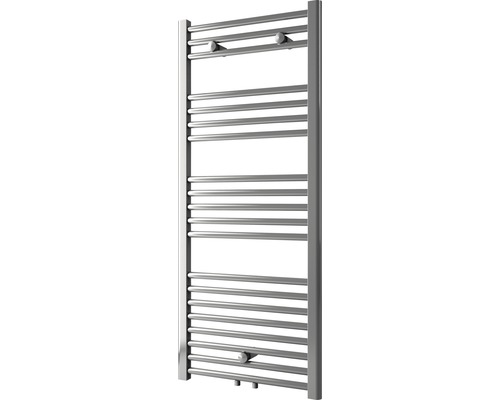 Radiateur design Sanotechnik Bari droit 1188x600 mm chrome avec raccordement central