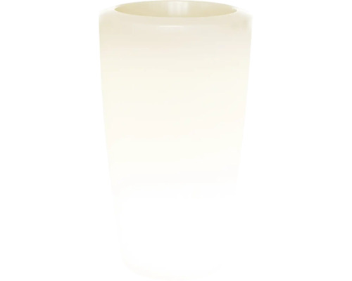 Hoher Pflanzkübel aus Kunststoff