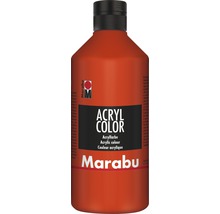 Peinture acrylique Marabu Acryl Color rouge vermillon 006 500 ml