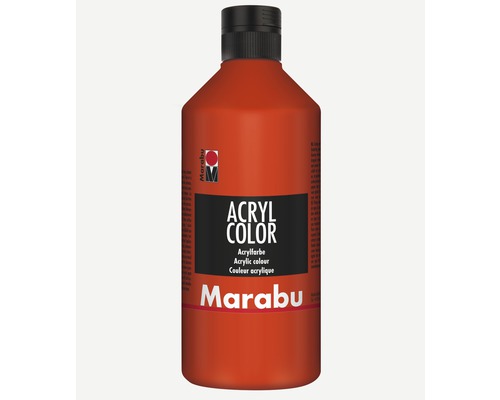 Marabu Künstler- Acrylfarbe Acryl Color 006 zinnoberrot 500 ml