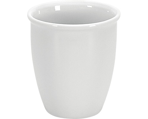 Gobelet simple en céramique blanche