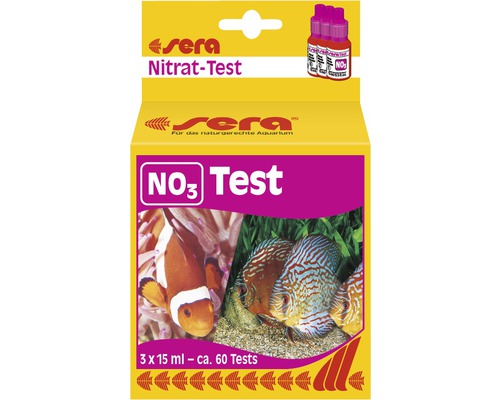 Test de l'eau sera test NO3 (nitrite) 15 ml Sera Test de nitrate pour environ 60 tests