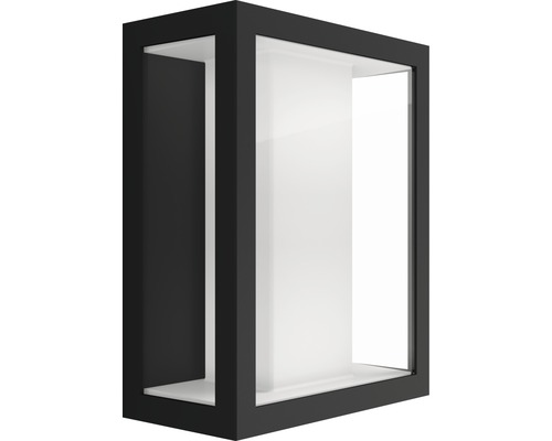 Luminaire extérieur cubique avec cadre