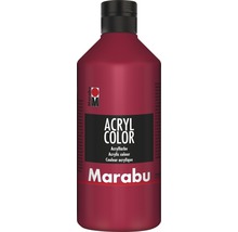 Peinture acrylique Marabu Acryl Color rouge carmin 032 500 ml