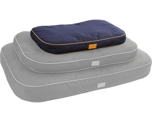 Hundebett aus Stoff in verschiedenen Größen gestapelt