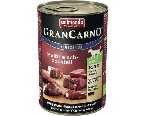 Pâtée pour chien animonda Gran Carno Adult Multi cocktail de viande 400 g