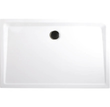 Kit complet receveur de douche SCHULTE Extra-flach 170 x 80 x 3.5 cm blanc alpin lisse D208017 04-thumb-0