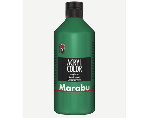 Peinture acrylique Marabu Acryl Color vert sève 067 500 ml Peinture acrylique de Marabu en bouteille