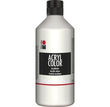 Peinture acrylique Marabu Acryl Color blanc 070 500 ml