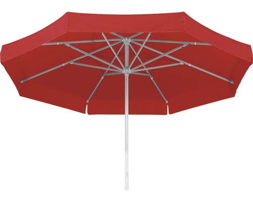 Parasol de marché Schneider Jumbo Ø 400 h 295 cm polyester 220 g/m² rouge