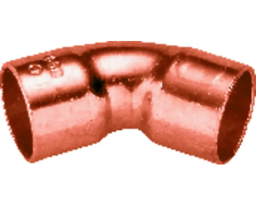 Bogen 45° 2 Muffen 28mm 10 Stück Kupfer Bogen 45° 2 Muffen 28mm 10 Stück Kupfer