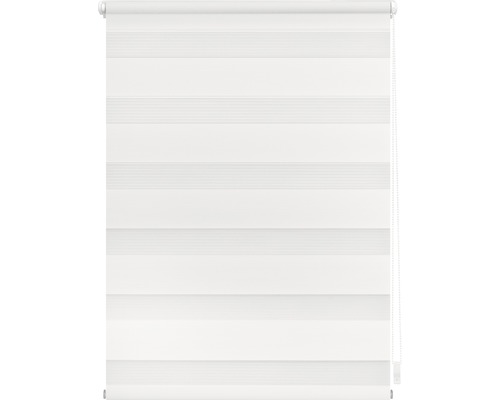 Weisses Doppelrollo für Fenster