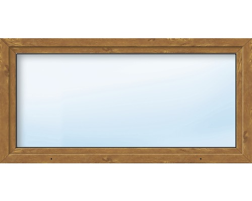 Kunststofffenster 1-flg. ARON Basic weiß/golden oak 1200x900 mm DIN Links