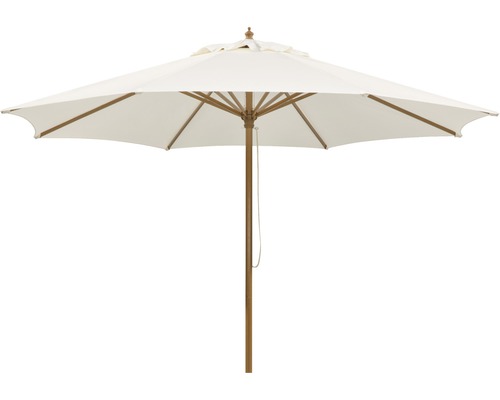 Parasol Schneider Malaga Ø 300 H 257 cm polyester 180 g/m² naturel Parasol Schneider Malaga Ø 300 H 257 cm polyester 180 g/m² naturel