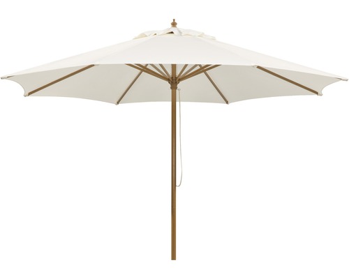 Parasol Schneider Malaga Ø 300 H 257 cm polyester 180 g/m² naturel