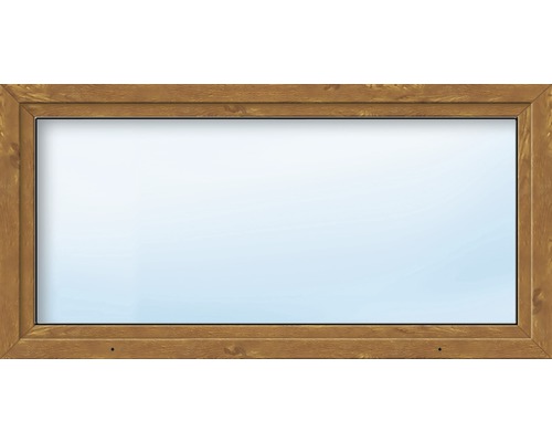 Kunststofffenster 1-flg. ARON Basic weiß/golden oak 1000x600 mm DIN Rechts-0