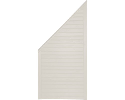 Élément de finition Konsta Diamond à gauche 90 x 180/90 cm blanc crème