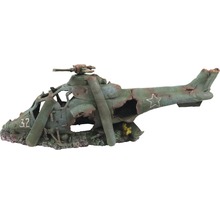 Aquariumdekoration aquatlantis Hubschrauber L 74,5x22,5x25 cm