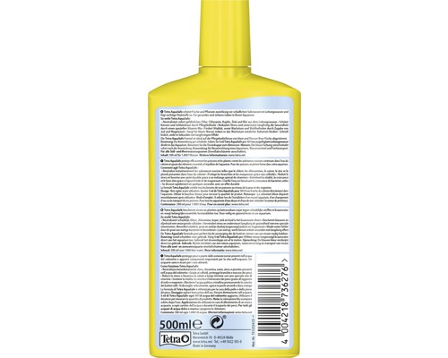 Conditionneur d''eau Tetra Aquasafe en bouteille jaune