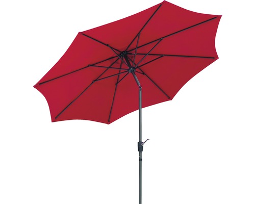 Parasol Schneider 270x270x260 cm Harlem polyester 180 g/m² rouge