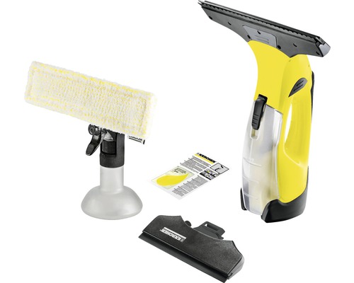 Nettoyeur de vitres aspirateur de vitres Kärcher WV 5 Plus N avec pulvérisateur avec bonnette microfibre et chargeur Nettoyeur de vitres aspirateur de vitres Kärcher WV 5 Plus N avec pulvérisateur avec bonnette microfibre et chargeur