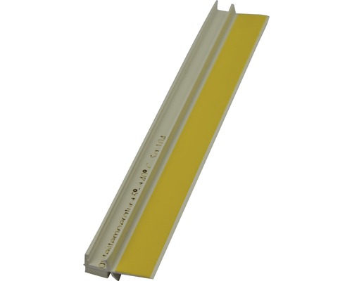 Baguette pour enduit PROTEKTOR PVC rigide avec lèvre de protection pour épaisseur d'enduit 10 mm 2600 x 26 x 9 mm