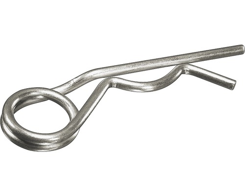 Connecteur à ressort galvanisé Ø 2x50 mm Goupille élastique en métal