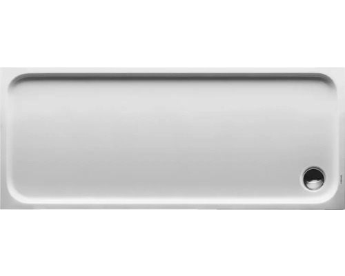 Receveur de douche DURAVIT D-Code 1.700 x 700 x 85 mm blanc lisse 720096000000000 Receveur de douche rectangulaire avec drain