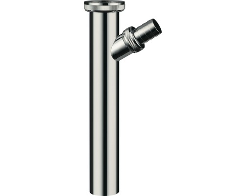 veporit. Tube plongeur pour siphon avec raccordement machine de 1 1/4"x 200 mm x 32 mm chromé