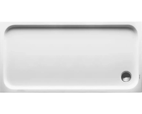 Receveur de douche DURAVIT D-Code 1.500 x 750 x 85 mm blanc lisse 720099000000000 Receveur de douche rectangulaire