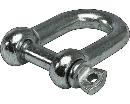 Schäkel 10 mm galv. verzinkt, 20 Stück Schäkel aus Metall