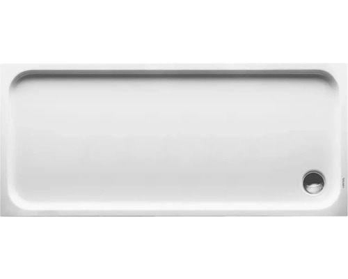 Receveur de douche DURAVIT D-Code 1.700 x 750 x 85 mm blanc lisse 720100000000000 Receveur de douche rectangulaire avec drain