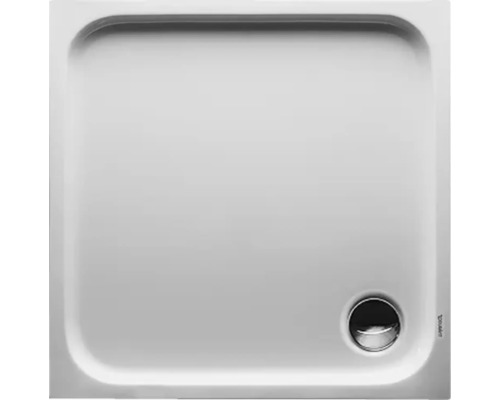 Receveur de douche DURAVIT D-Code 800 x 800 x 85 mm blanc lisse 720101000000000-0