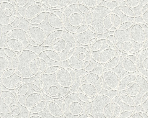 Papier peint intissé 1045-19 Meistervlies ProProtect cercles blanc