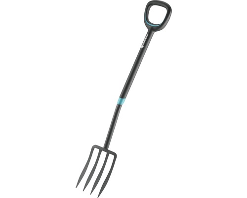 Fourche bêche Gardena avec poignée en D pour travaux de jardinage