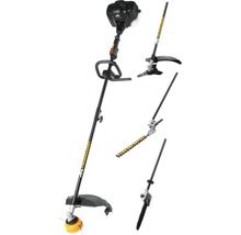 Outil multifonction avec différents accessoires pour travaux de jardinage