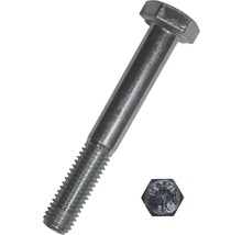 Sechskantschraube mit Schaft DIN 931 M6x50 mm galv.verzinkt, 200 Stück