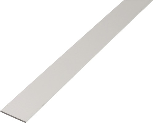 Barre plate Aluminium argent 40 x 3 x 3 mm , 1 m Acier plat