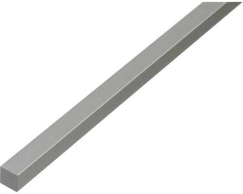 Barre carrée Aluminium argent 12 x 12 , 1 m