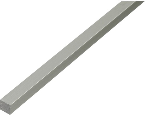 Barre carrée Aluminium argent 16 x 16 , 1 m