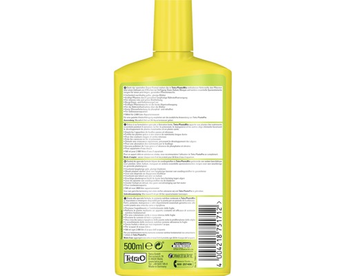 Tetra Plantamin engrais pour plantes en flacon de 500 millilitres