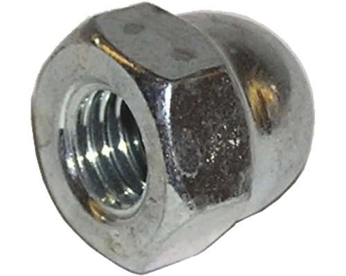 Hutmutter DIN 1587 M6 mm galv. verzinkt, 100 Stück Hutmutter aus Metall