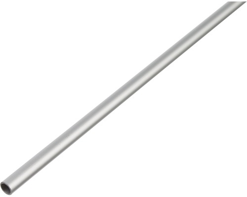 Rundrohr Alu silber eloxiert Ø 20 mm, 1 m Aluminiumrohr