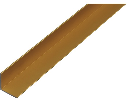 Winkelprofil Alu gold eloxiert 10x10x2 mm, 1 m
