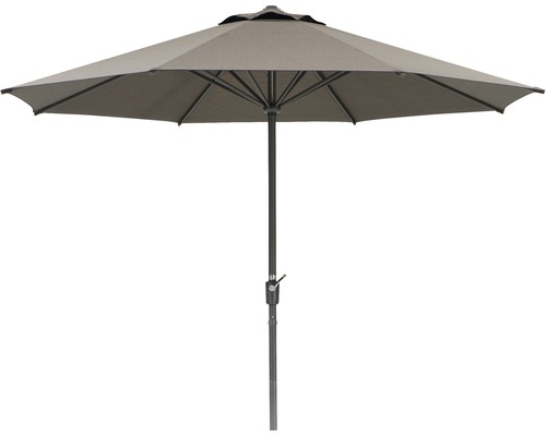 Parasol Schneider Korsika Ø 320 H 250 cm polyacrylique 250 g/m² mélange marron