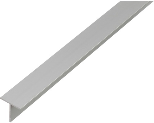 T-Profil Alu silber eloxiert 15x15x1,5 mm, 2 m T-Profil aus Metall